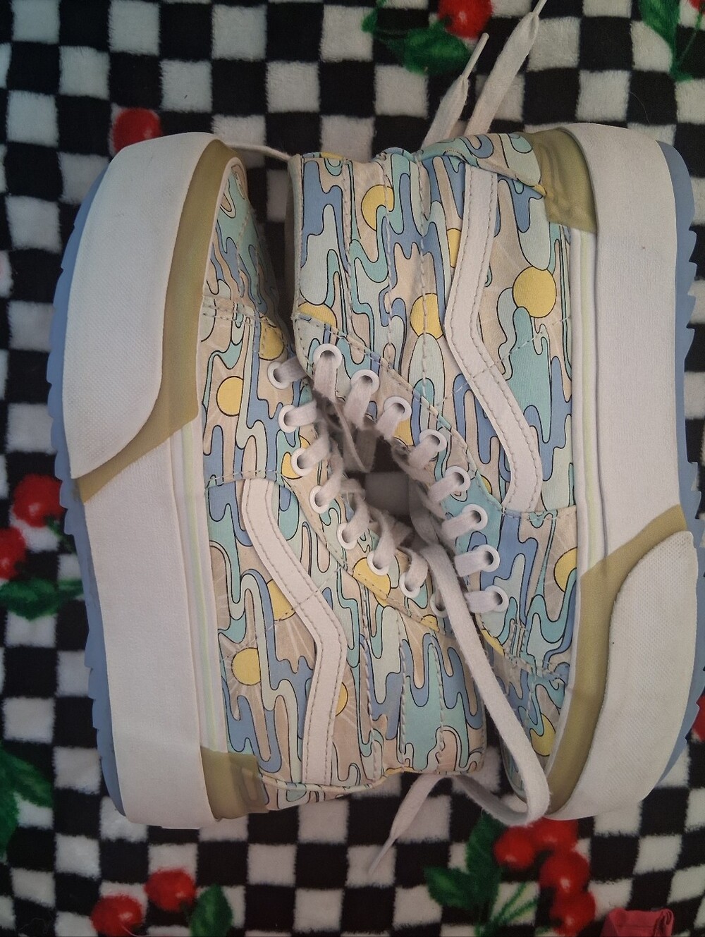 Super Stacked Ridged Soles Vans W 7.5 - Picture 4 of 8